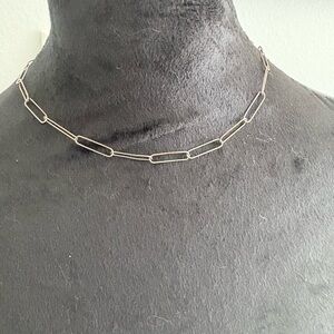 Gold Geometric Choker Necklace